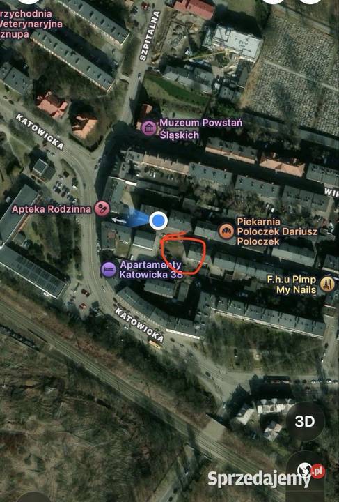 Działka budowlana MW/U deweloperska, inwestycyja Centrum UZBROJONA Garaz 50