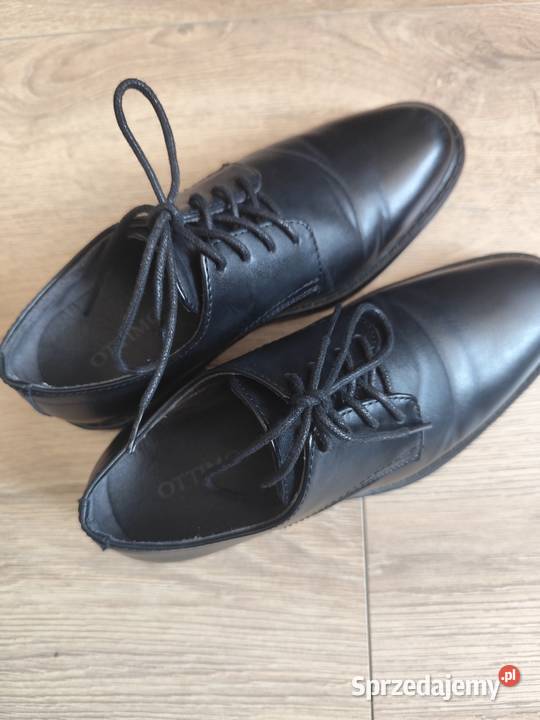 Buty komunijne chłopięce rozmiar 35 czarne Rozmiar 35 Łódź