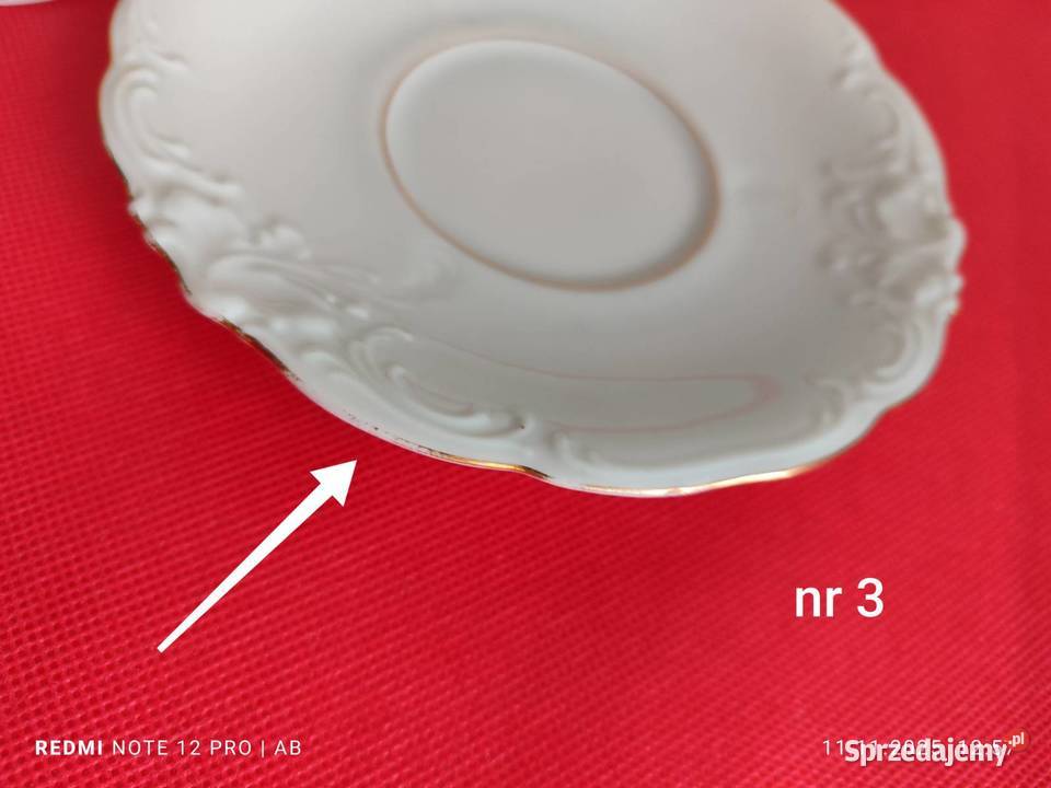 Filiżanki Wawel porcelana z sygnaturami 3 kpt Katowice