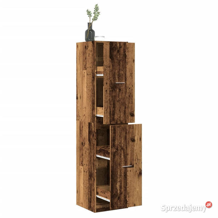 Szafka apteczna stare drewno 40x41x1745 Warszawa