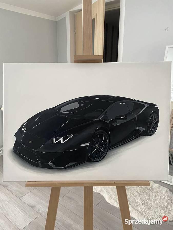 Obraz na półtonie Lamborghini akryle Rawicz