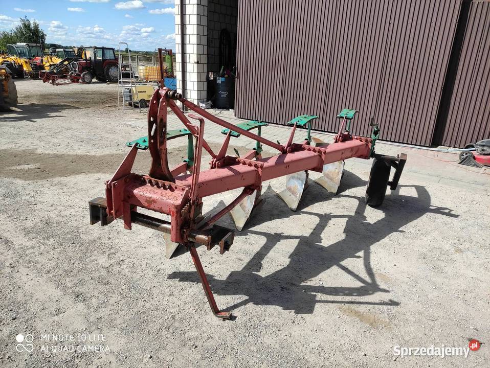 Pług 4 skibowy zagonowy Kverneland resor 16 4x40 Rolnictwo mazowieckie Radom