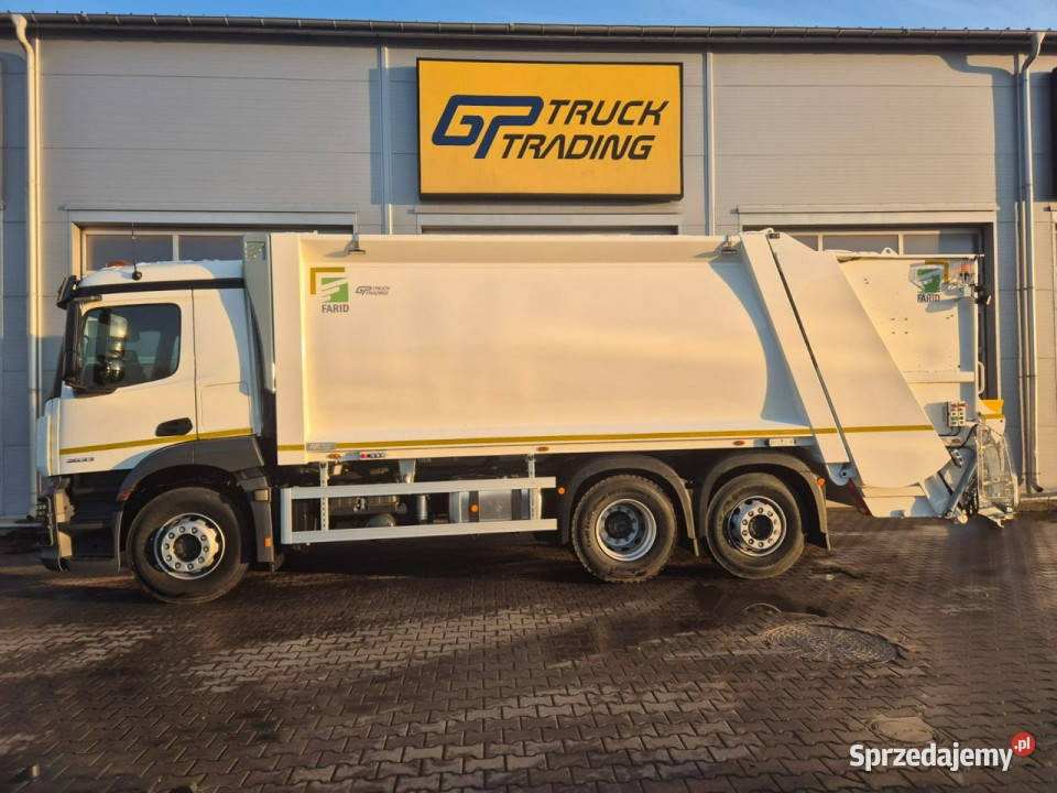śmieciarki Mercedes Actros 2633 śmieciarka Farid 0cm3 Śmieciarki mazowieckie Sokołów