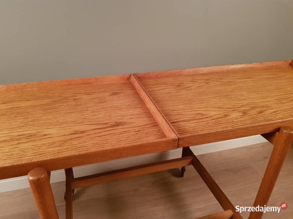 Duński stolik z drewna tekowego z 1960 projekt 75cm Zielona Góra
