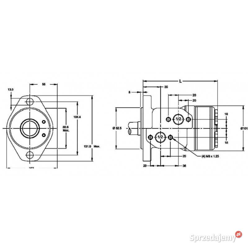 Silnik hydrauliczny WP250 OMP 93506 Kamionna sprzedam
