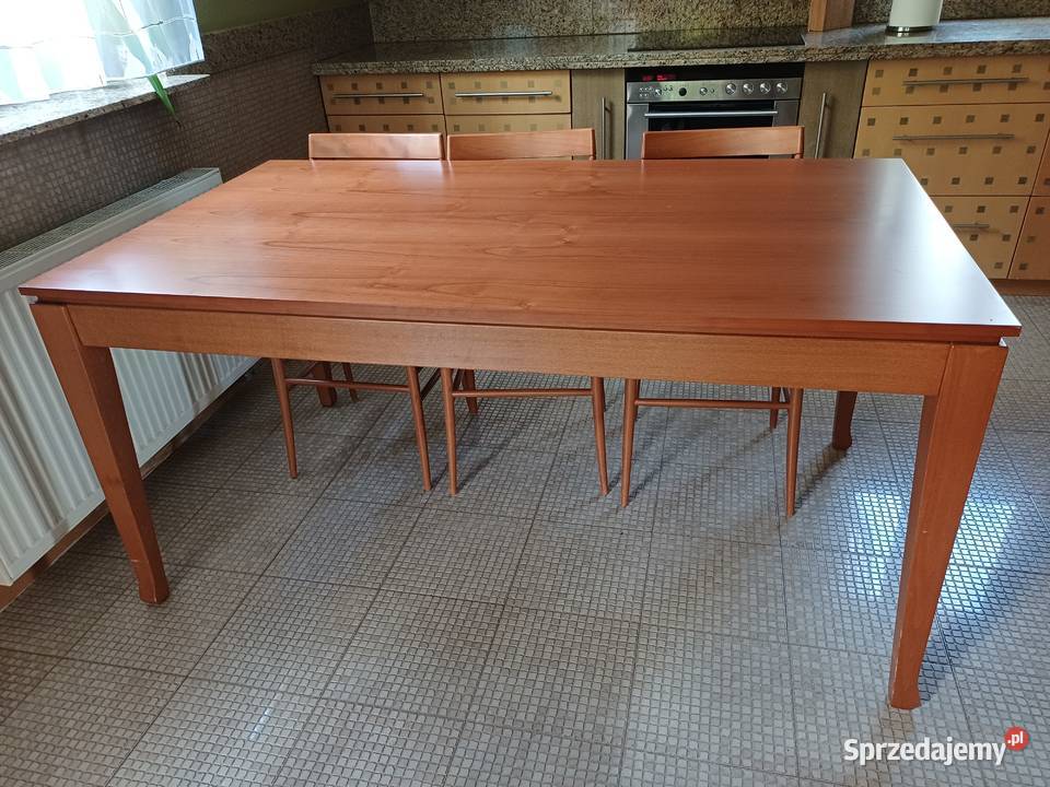 Drewniany stów do kuchni 8 krzeseł Gdańsk