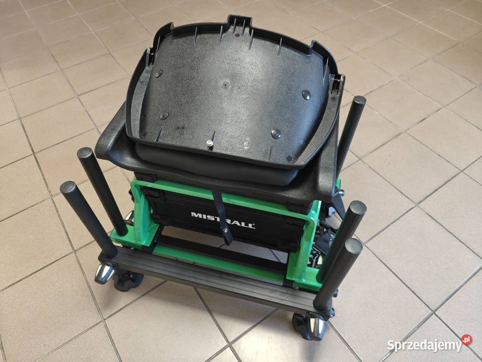 Mistrall X6 fotel obrotowy wędkarski NOWY kosz Międzyrzecz