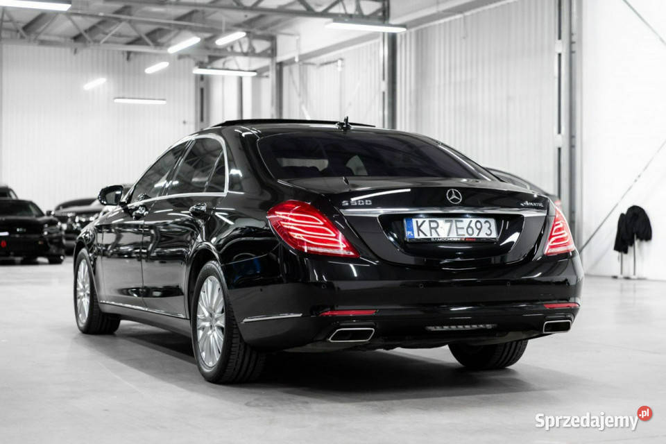 Mercedes S 500 4Matic Long 47 V8 455 Salon Head Rok produkcji 2015 Węgrzce