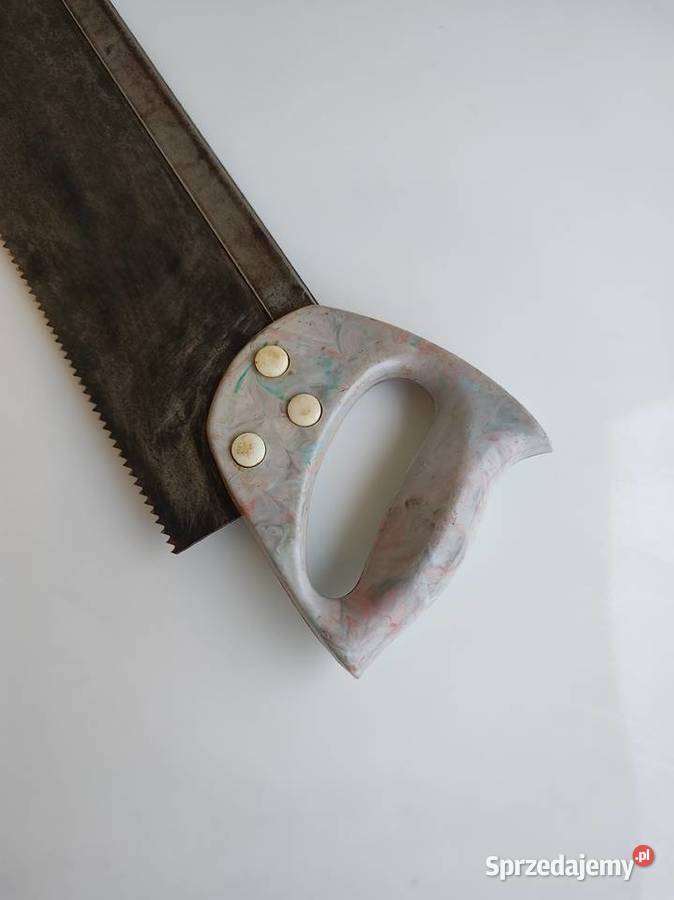 Piła grzbietnica 400 mm z PRLu warmińsko-mazurskie Olecko