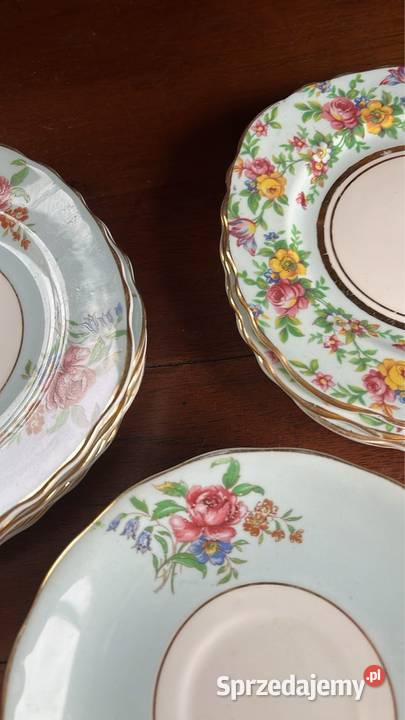 Talerzyk deserowy Colclough Made in England Porcelana i szkło Gdańsk