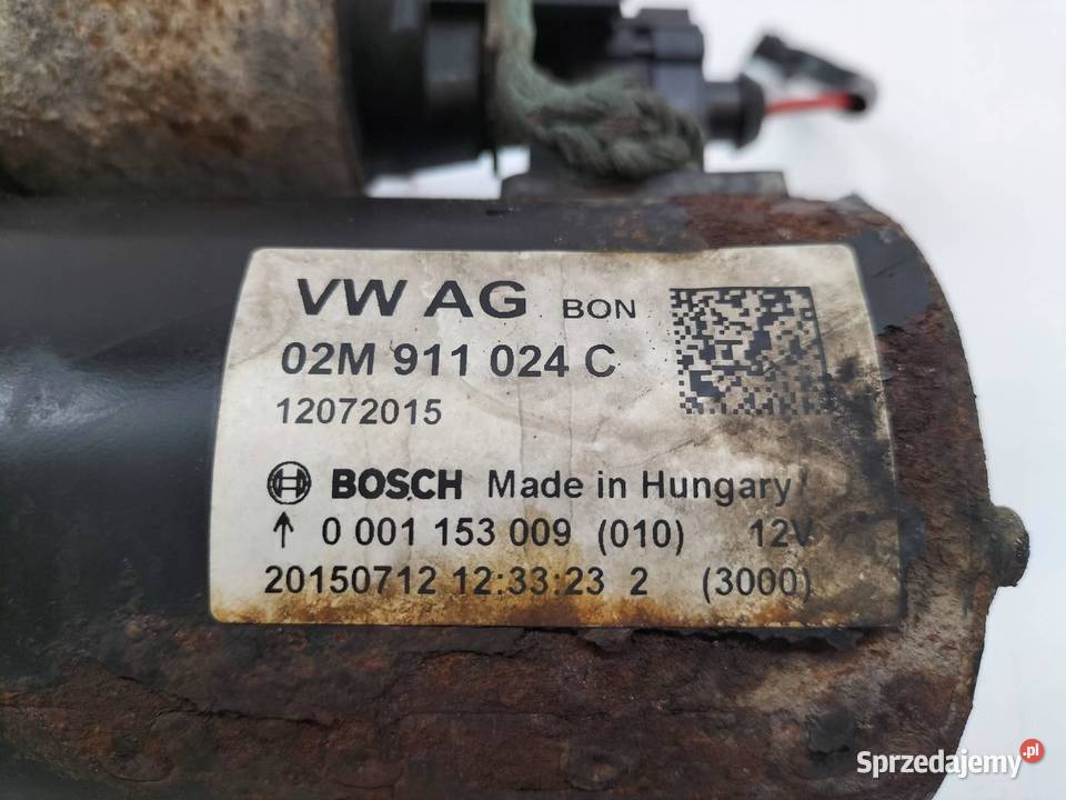 ROZRUSZNIK 02M911024C 0001153009 20 TDI VW Motoryzacja