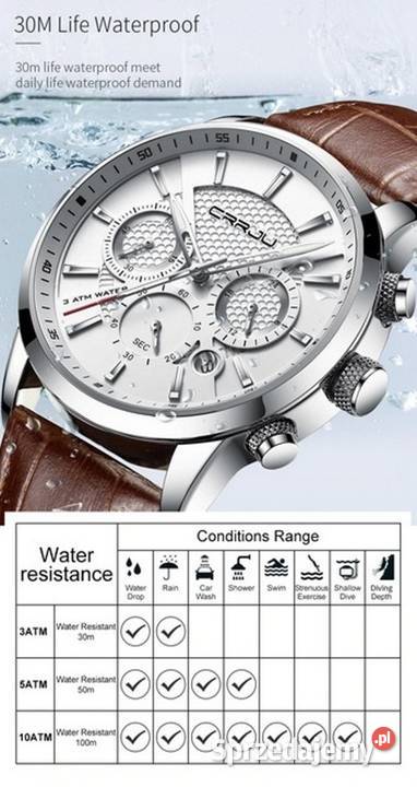 Nowy Japoński Wodoodporny Zegarek Męski śląskie Sosnowiec