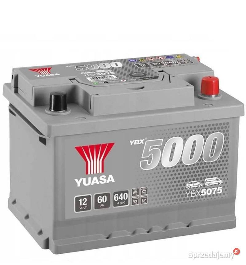 Akumulator Yuasa Silver 12V 60Ah 640A Rzeszów sprzedam