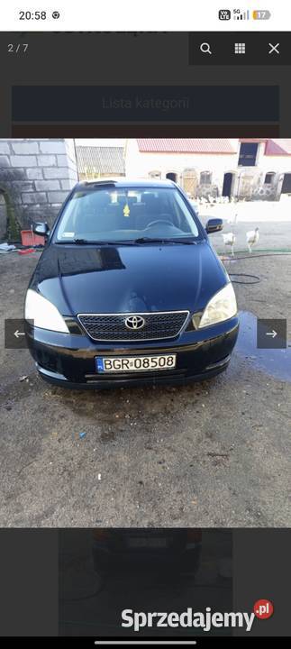 Toyota Corolla 2004 20 D4D Ostrów Mazowiecka
