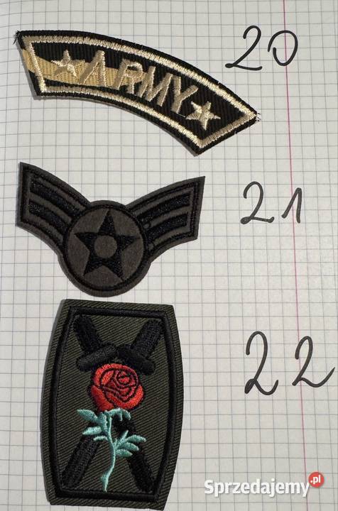 Naszywki na ubrania inne