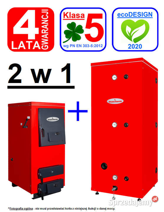 Zestaw Kocioł Zasypowy ekoPROFIT 25 kW i Bufor Koszęcin sprzedam