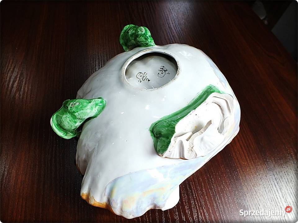Patera Muszla na owoce porcelana glazurowana Żary