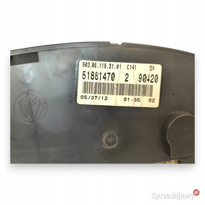 LICZNIK ZEGARY 51881470 Lancia Musa 14 8V 16V osobowe Chełm