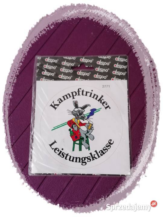 ŚMIESZNA NAKLEJKA KAMPFTRINKER LEISTUNGSKLASSE Czasopisma Łódź