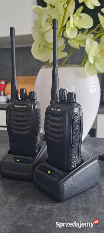 Krótkofalówki Walkietalkie Baofeng 2 słuchawki Elektronika