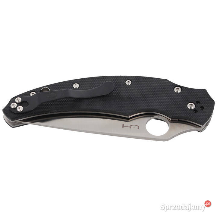 Nóż składany Spyderco Opus Black G10 Plain Akcesoria, narzędzia i noże Warszawa