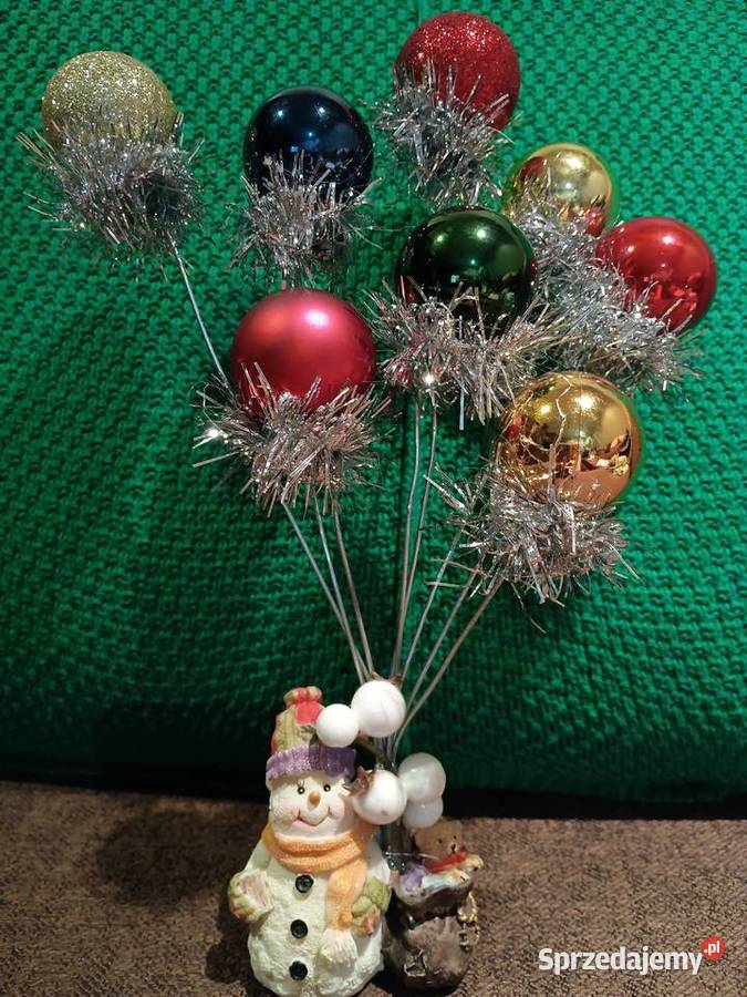 Stroik świąteczny z miikołajem 45