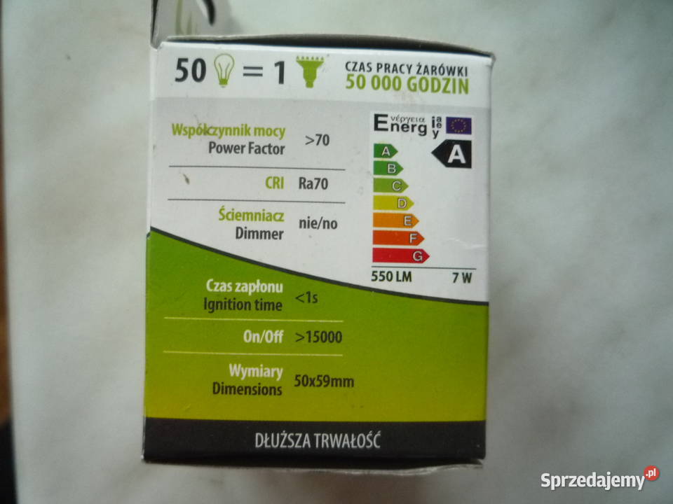 Żarówka 7Watt GU 10SMD 54LED Szczecin