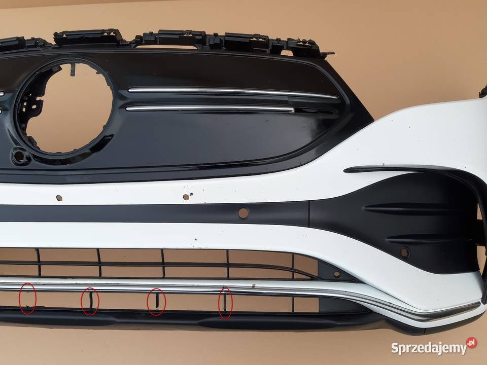 MERCEDES EQB AMG ZDERZAK PRZÓD KRATKI CHROM Trzciel