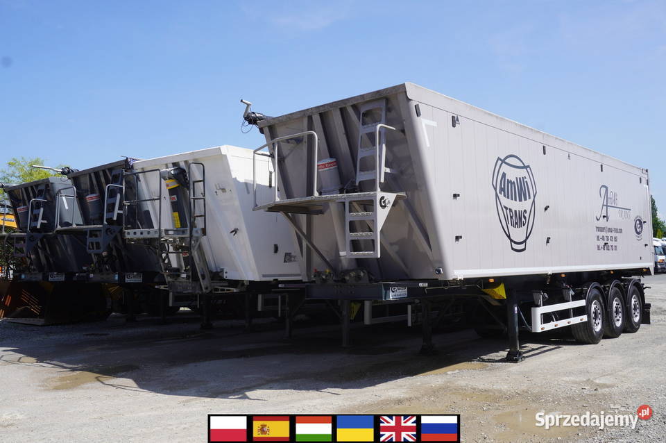 Wywrotka Gras GS naczepa 52 m3 2023 3 sztuki Motoryzacja Kraków sprzedam