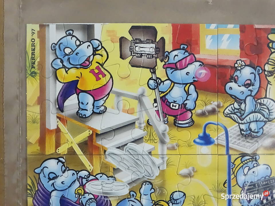 Kolekcjonerskie Puzzle Kinder Niespodzianka