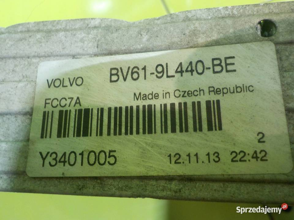 VOLVO V40 II 16 B AUT 13r intercooler