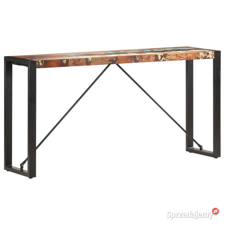 Stolik konsola 150 x 35 x 76 lite drewno z