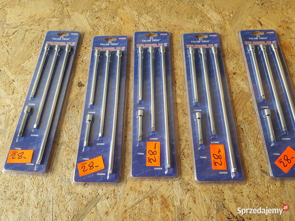 ZESTAW PRZEDŁUŻEK 14 DO NASADKI GRZECHOTKI 4 Narzędzia Głogowa sprzedam