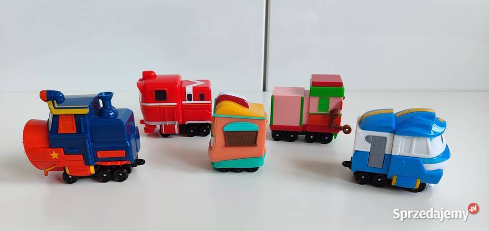 Zestaw Pociągi Robot Trains 5 Postaci Silverlit Cobi