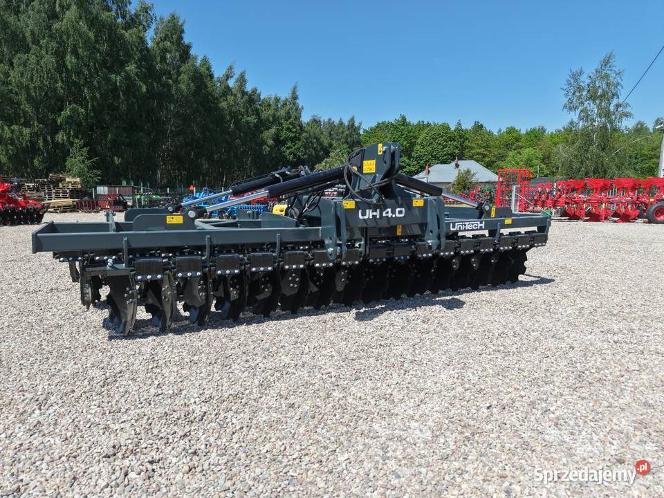 Brona talerzowa 4m Hydrauliczna UNITECH 3m 2500 Mława