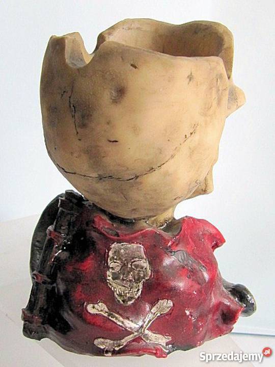 Popielniczka czaszka pirat prezentpamiątka Nysa