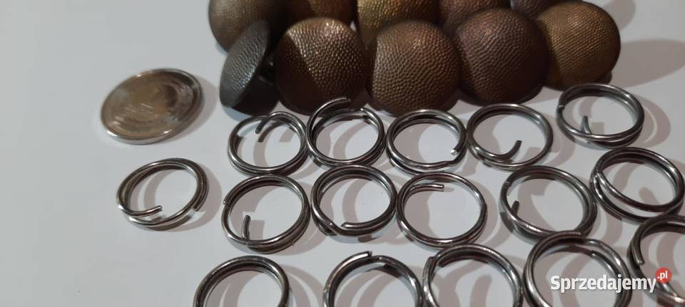 GUZIKI WOJSKOWE Niemcy groszek 15 sztuk bez Pozostałe