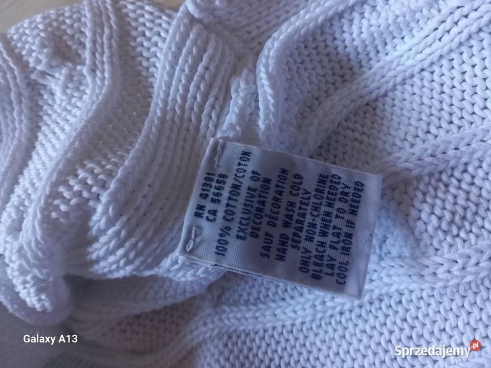Polo ralph lauren biały nowy kardigan damski s Stalowa Wola