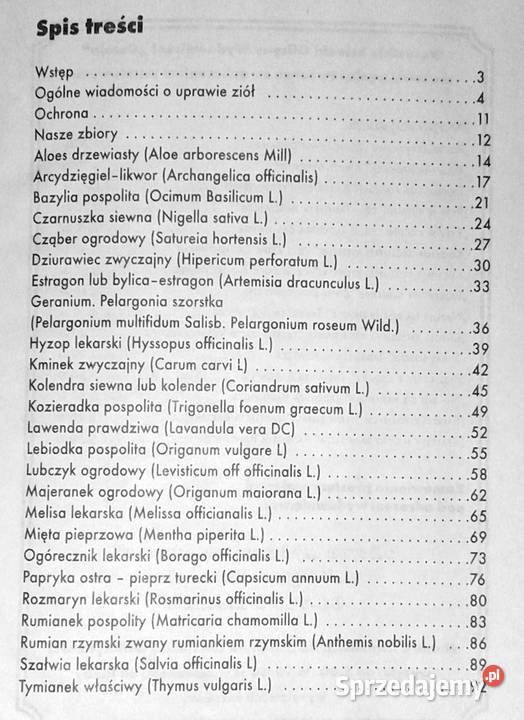 Zioła i ziółka z mojego ogródka Danuta Chełm sprzedam