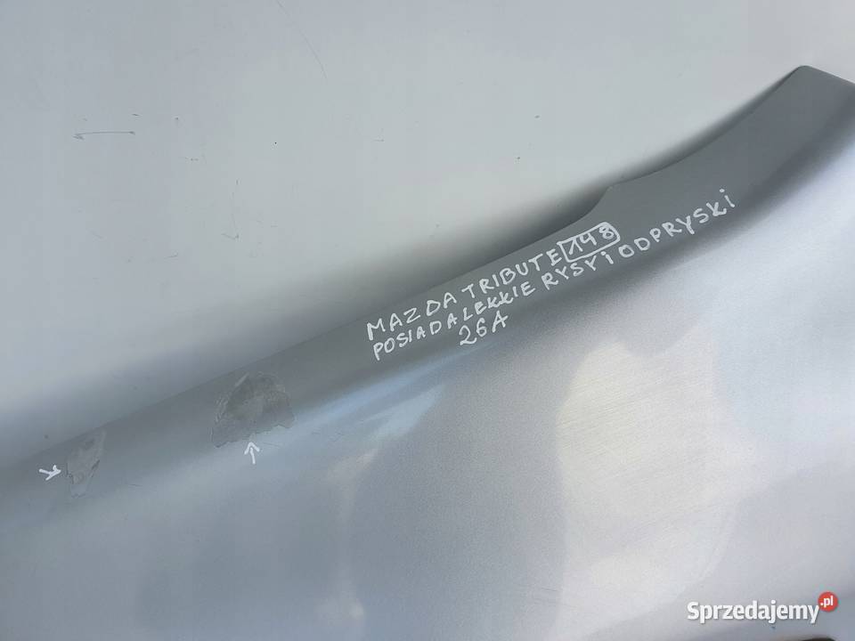 Mazda Tribute PRZEDNI BŁOTNIK LEWY PRZÓD 26A Błotniki Rudka