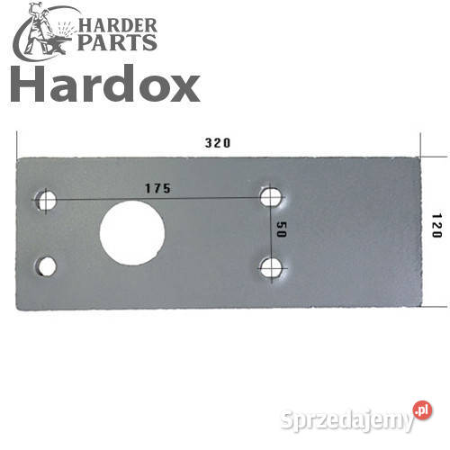 Płoza krótka HARDOX 90230020S części do pługa Suwałki