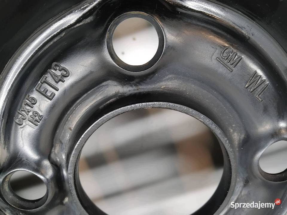 FELGA STALOWA R15 4X100 ET43 OS57MM 6JX15H2 świętokrzyskie