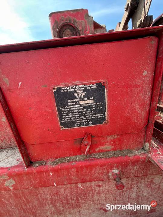 Sprzedam prasę kostkujaca Massey Ferguson typ
