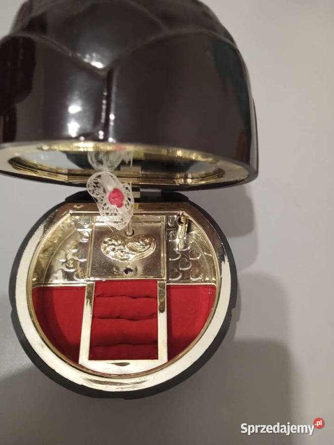 Szkatułka ozdobna na biżuterię vintage Tychy