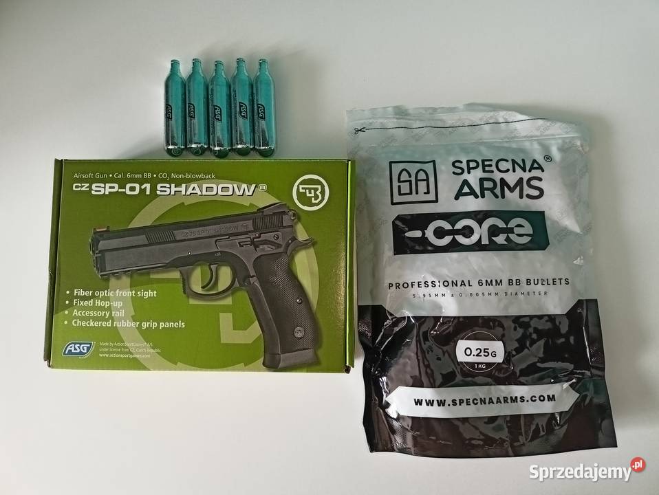 Pistolet ASG CZ SP01 Shadow GNB Izbica Kujawska sprzedam