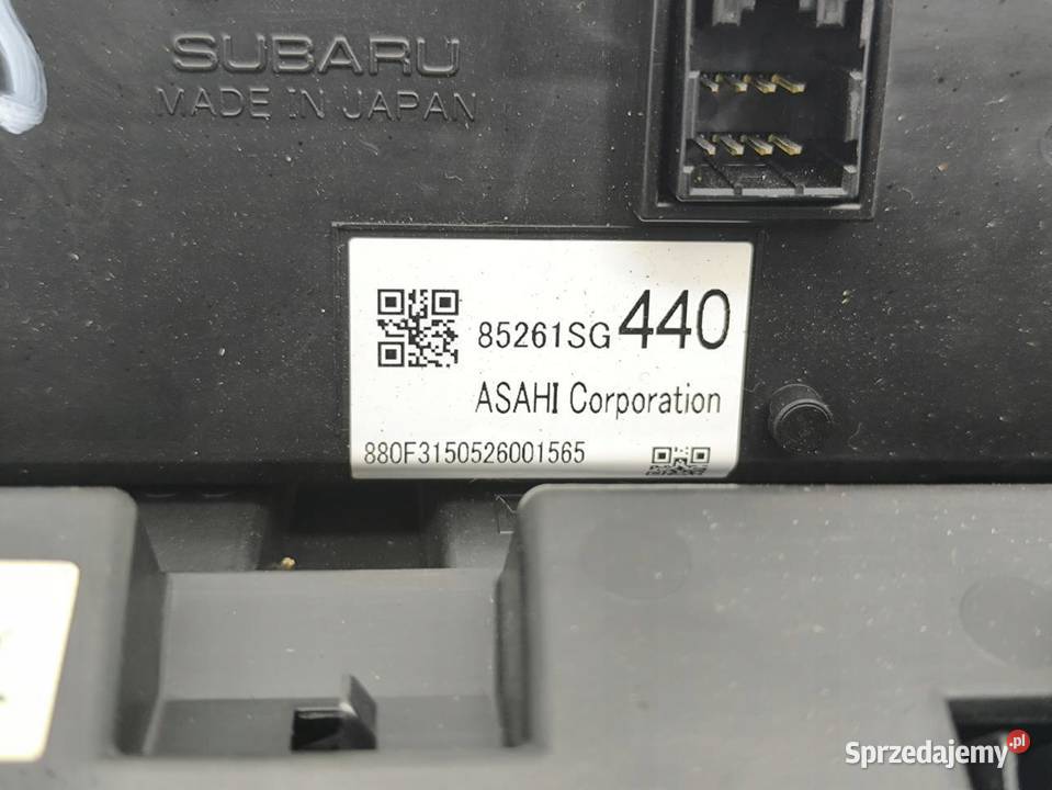 WYŚWIETLACZ EUROPA SUBARU FORESTER IV SJ 20 D Liczniki i zegary