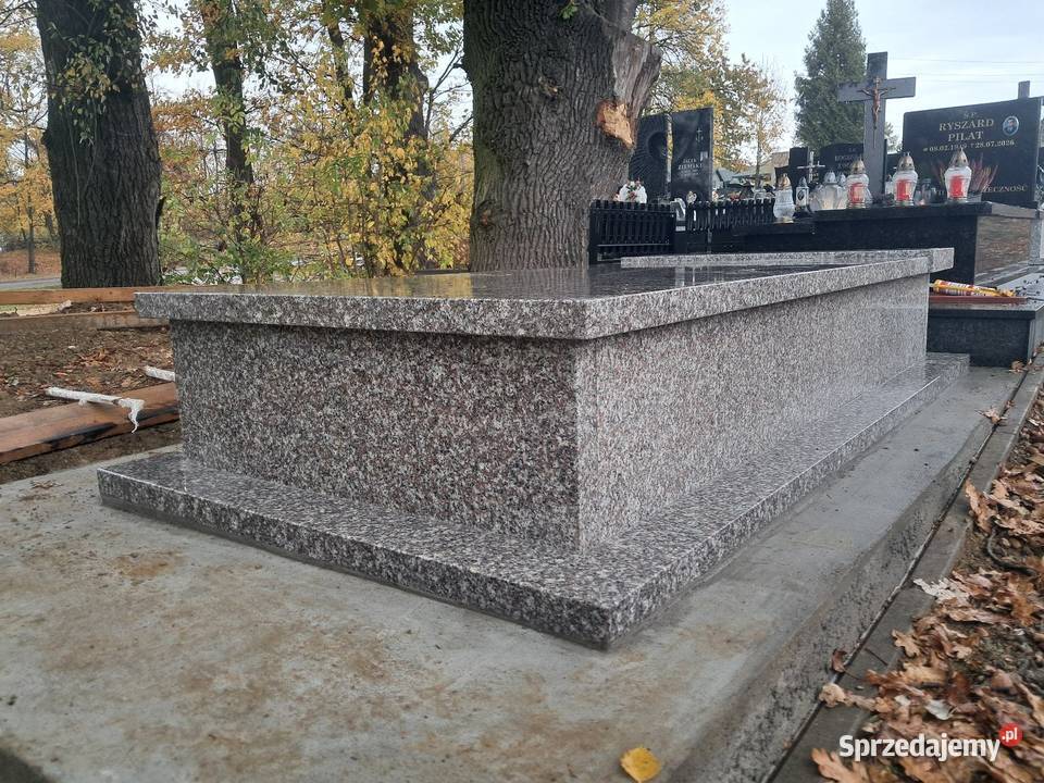 Nagrobek graniowy gotowy do montarzu Jasło