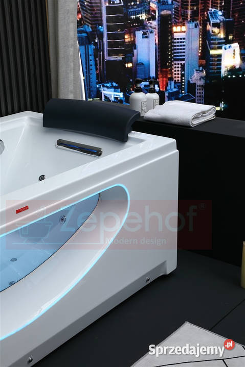 Wanna z hydromasażem BCX602 prostokątna Grabówka