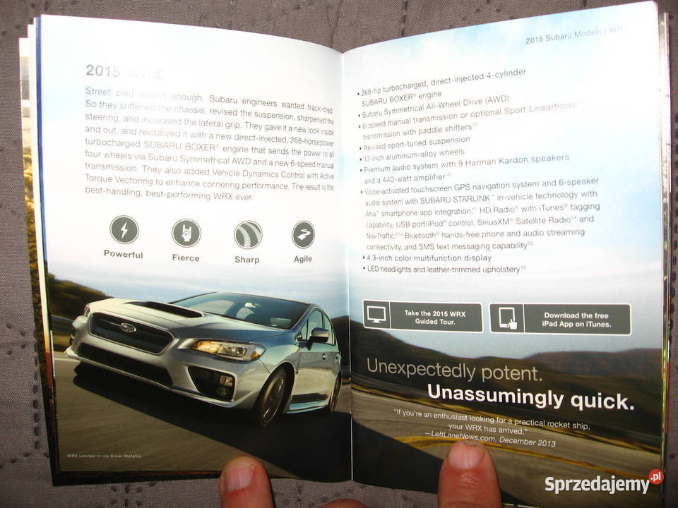 Subaru 2015 Models prospekt katalog pomorskie Kępice