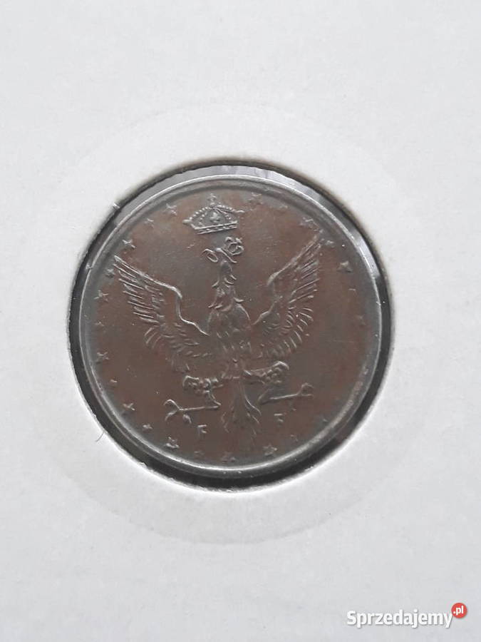 10 Fenigów Królestwo Polskie 1917 r 3 Skrętka Konin
